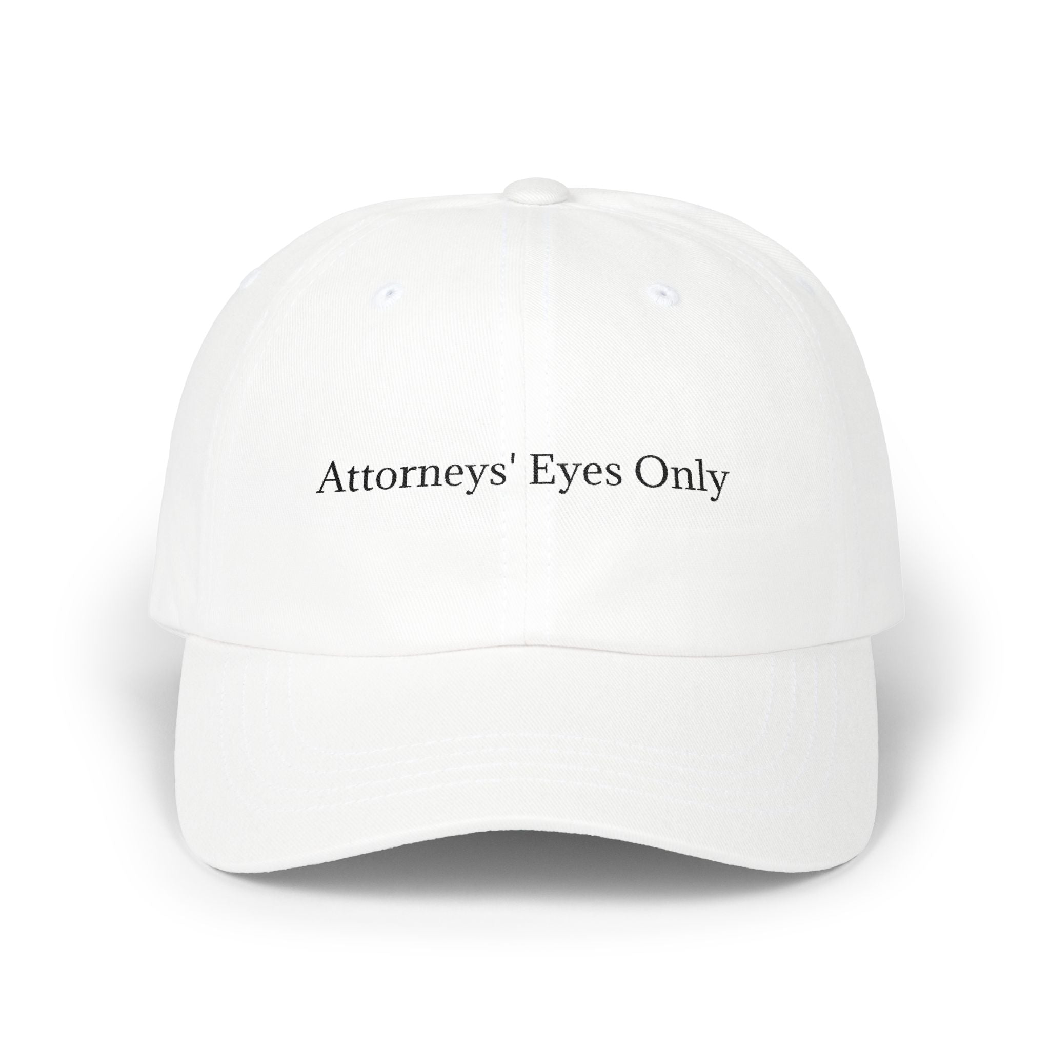 "Attorneys' Eyes Only" Counsel Cap