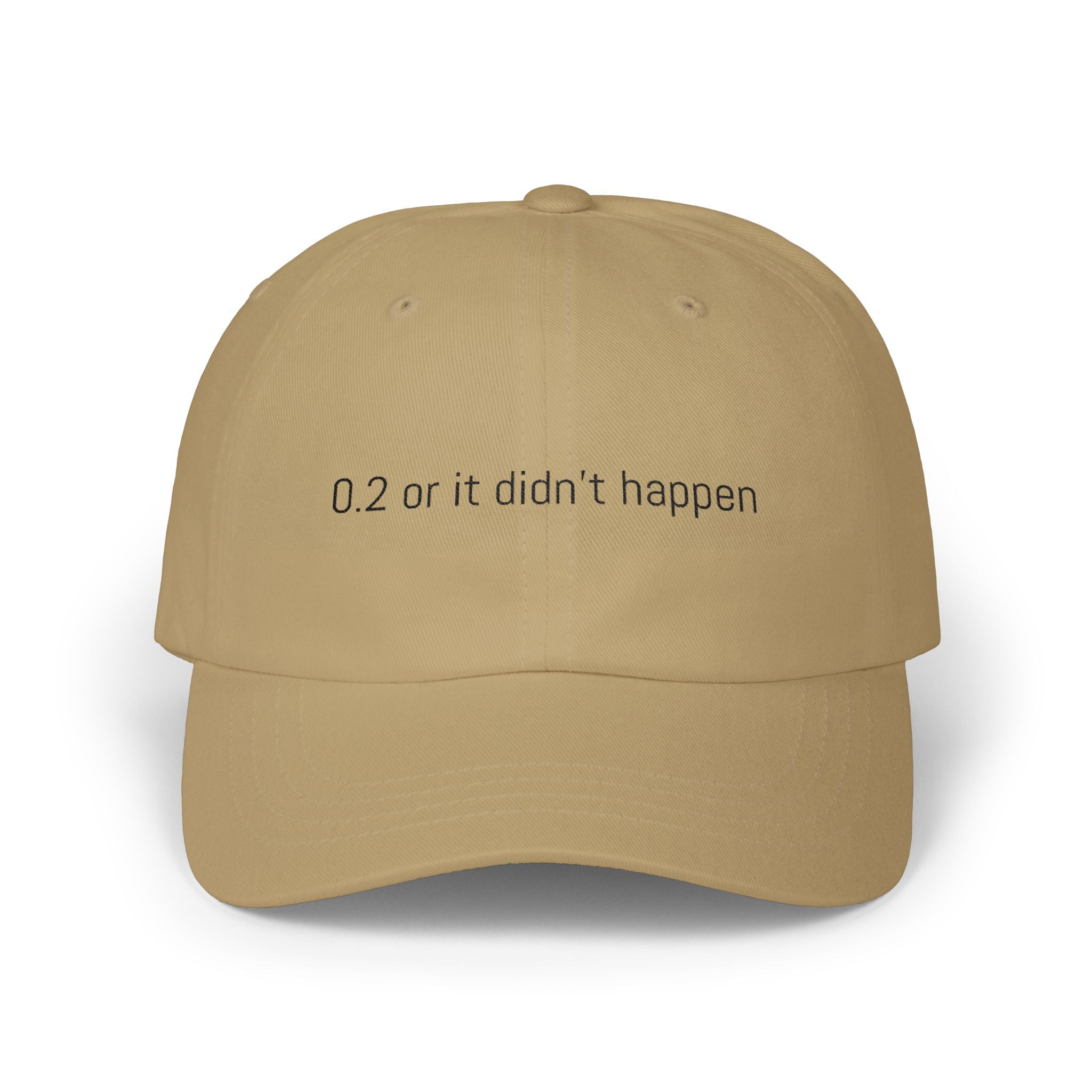 "0.2 or it didn't happen" Counsel Cap