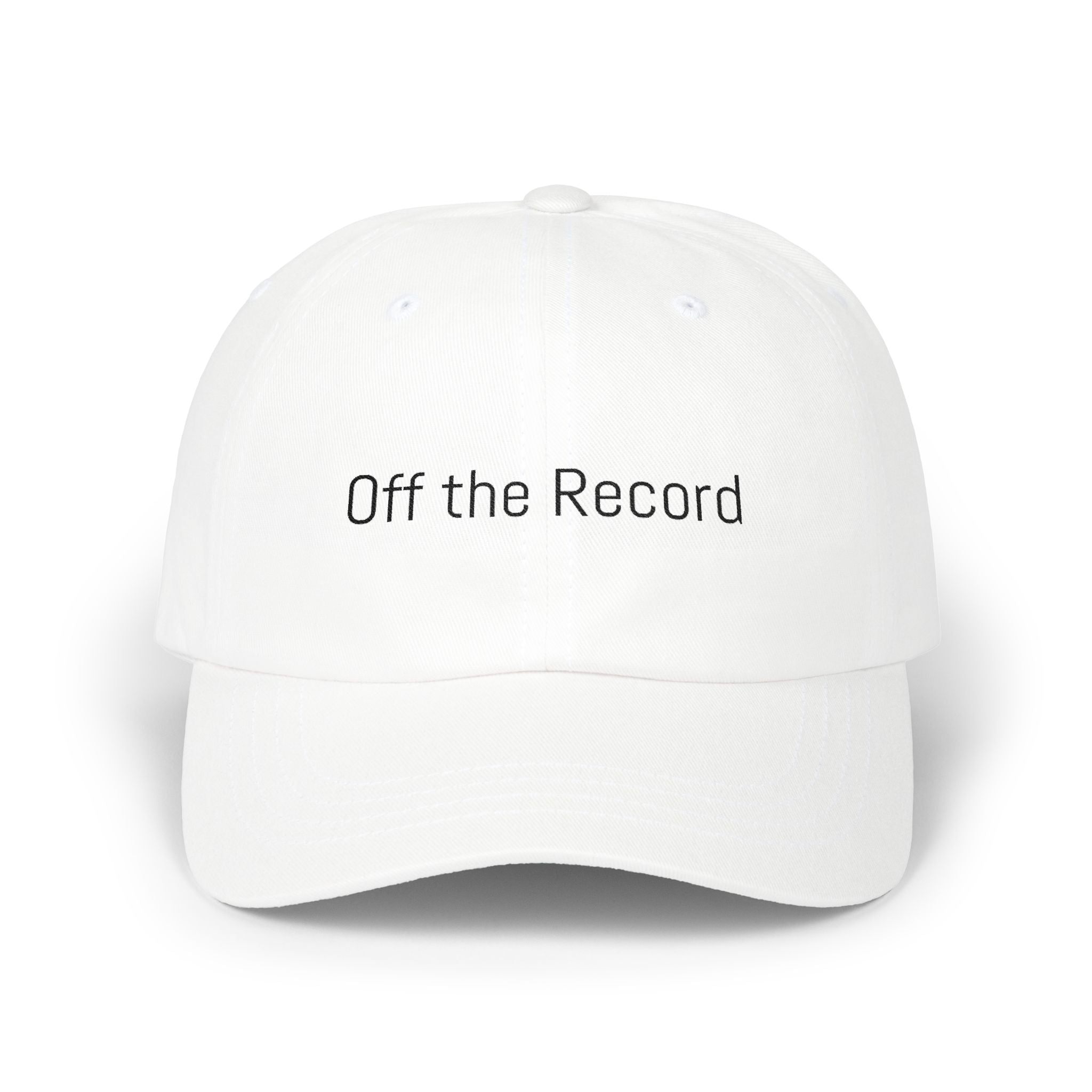 "Off the Record" Counsel Cap