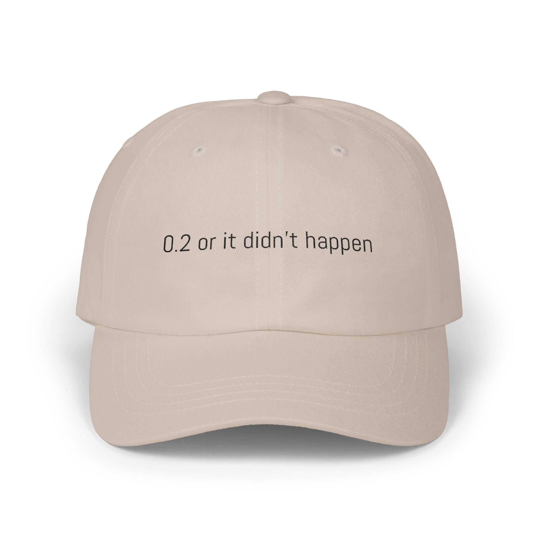 "0.2 or it didn't happen" Counsel Cap