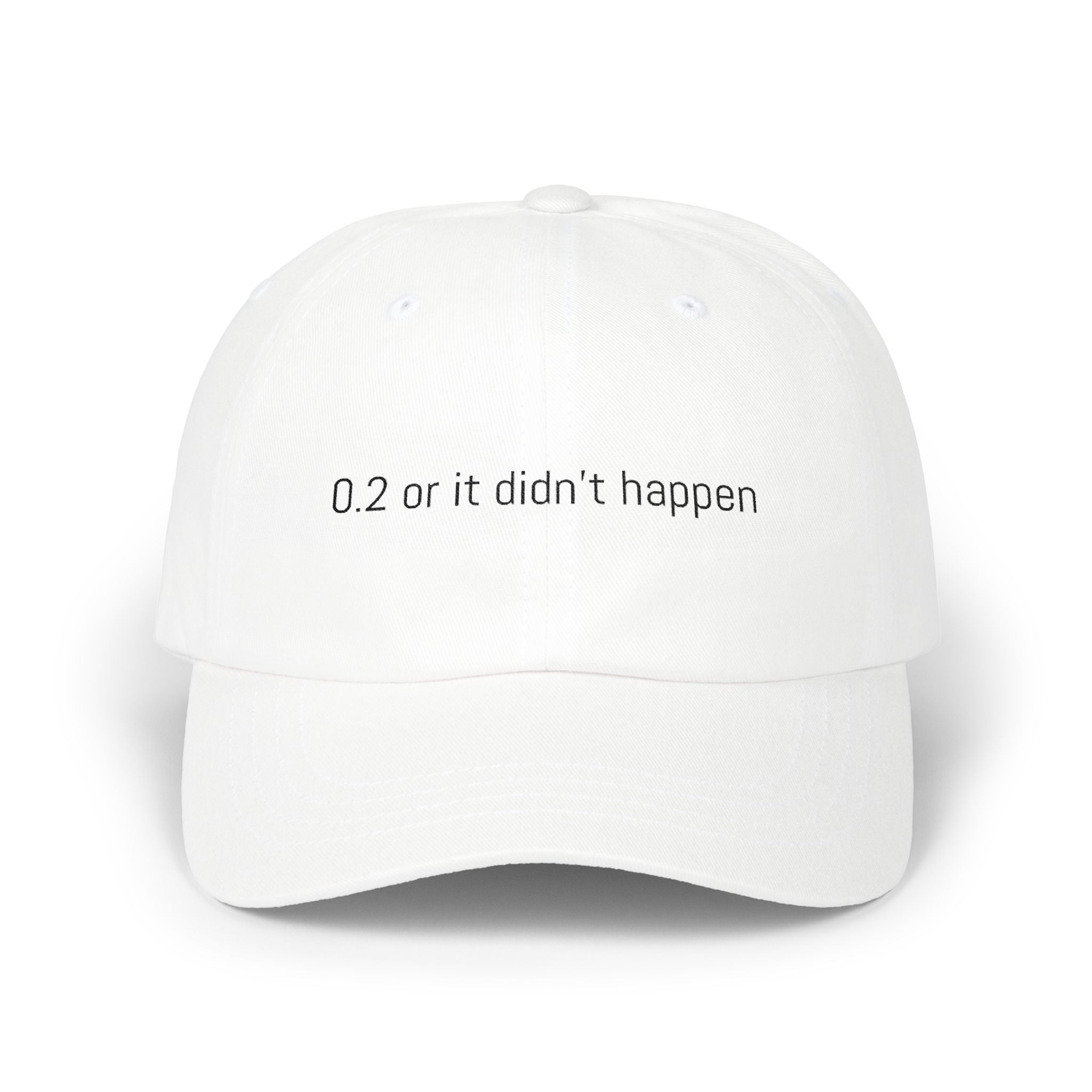 "0.2 or it didn't happen" Counsel Cap