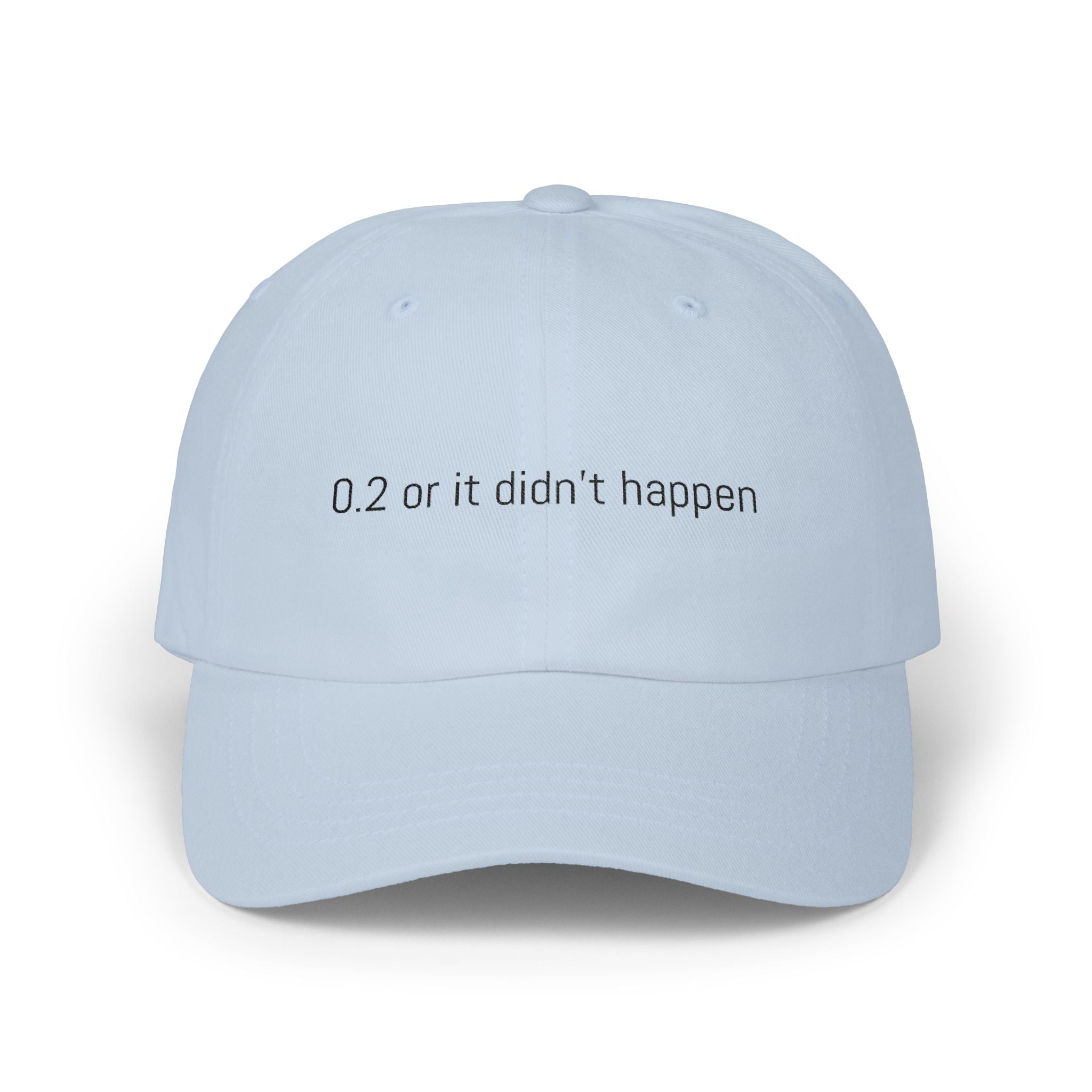 "0.2 or it didn't happen" Counsel Cap